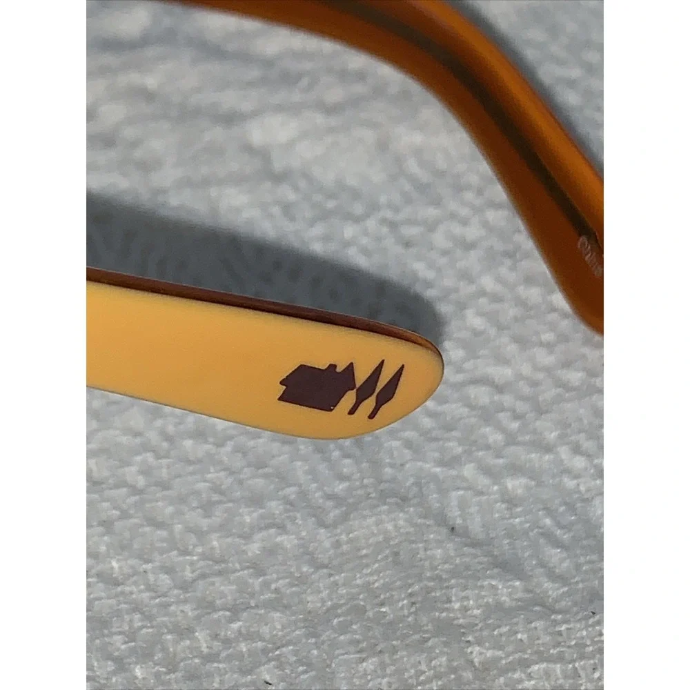 PAUL FRANK Duosonic Burg Brown/Orange Wrap Sunglass Frames Scarce